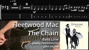 Fleetwood Mac - The Chain (Bass Line w/ Tabs and Standard Notation)