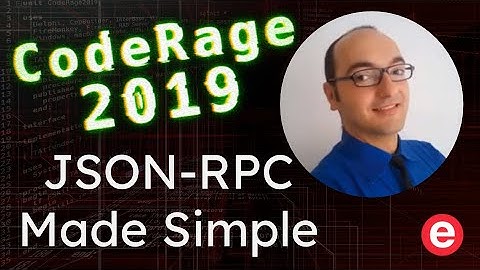 JSON-RPC Made Simple with Delphi MVC Framework - CodeRage 2019
