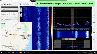 Radio Cidade Maputo Mozambique with ID via MS 0821 CAT 17th Oct 2020 screenshot 2