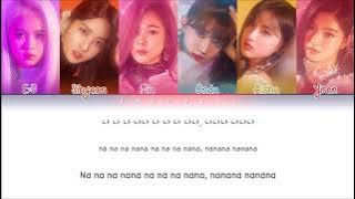 EVERGLOW BON BON CHOCOLAT COLOR CODED LYRICS