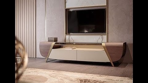 Revit Modern TV Unit design