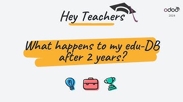 Hey Teachers 🎓 What Happens to your Edu-Database After 2 Years? How To Export / Import Data?