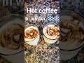 Hot coffee in child winter | #shorts #ytshorts #coffee #trending # #song #winter