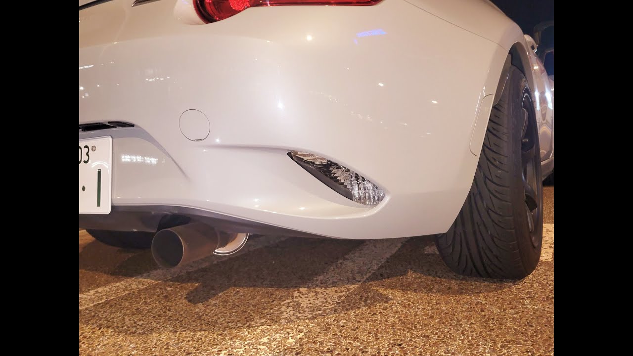 ND Roadster] Replace with Fujimura Auto Gentle Sound Muffler - YouTube