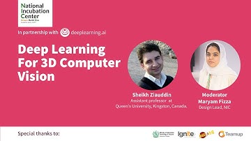 Deep Learning for 3D Computer Vision