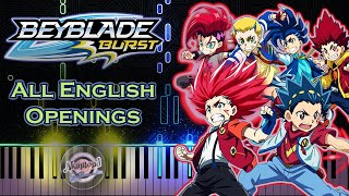 Beyblade Burst All Openings Piano Cover - Beyblade Burst Evolution / Turbo / Rise / Surge /QuadDrive
