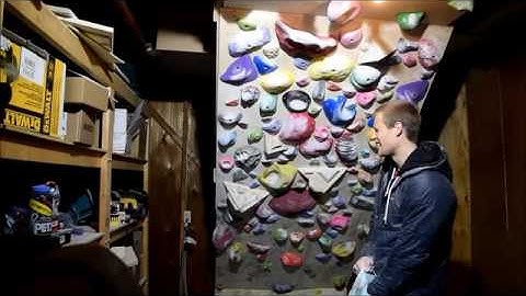 Garage Climbing Wall: Project Session 1 Vlog