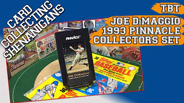 TBT - Joe DiMaggio 1993 Pinnacle Collectors Set