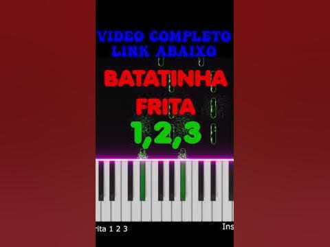 😱💥BATATINHA FRITA 1,2,3, /ROUND 6 (SQUID GAME - PT)PIANO E TECLADO  TUTORIAL FÁCIL💥😱 #shorts 