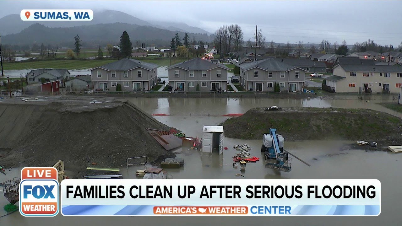 Washington Families Clean Up After Major Flooding - YouTube