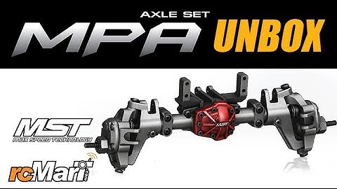 MST MPA Axle Set Unbox! #210615