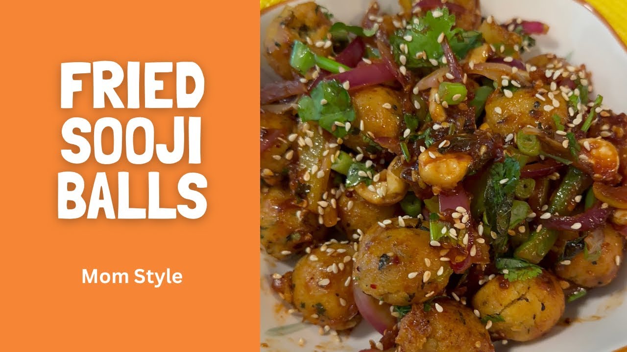 Fried Sooji Balls- Quick and Yummy Snacks