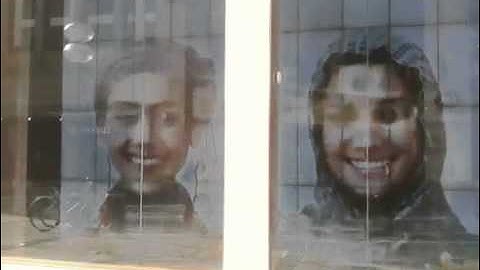 Window display at a benetton store in MUnich-like it?