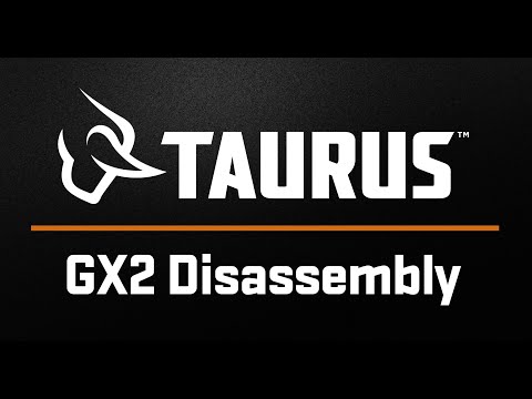 How to Disassemble the Taurus® GX2 for Cleaning & Maintenance