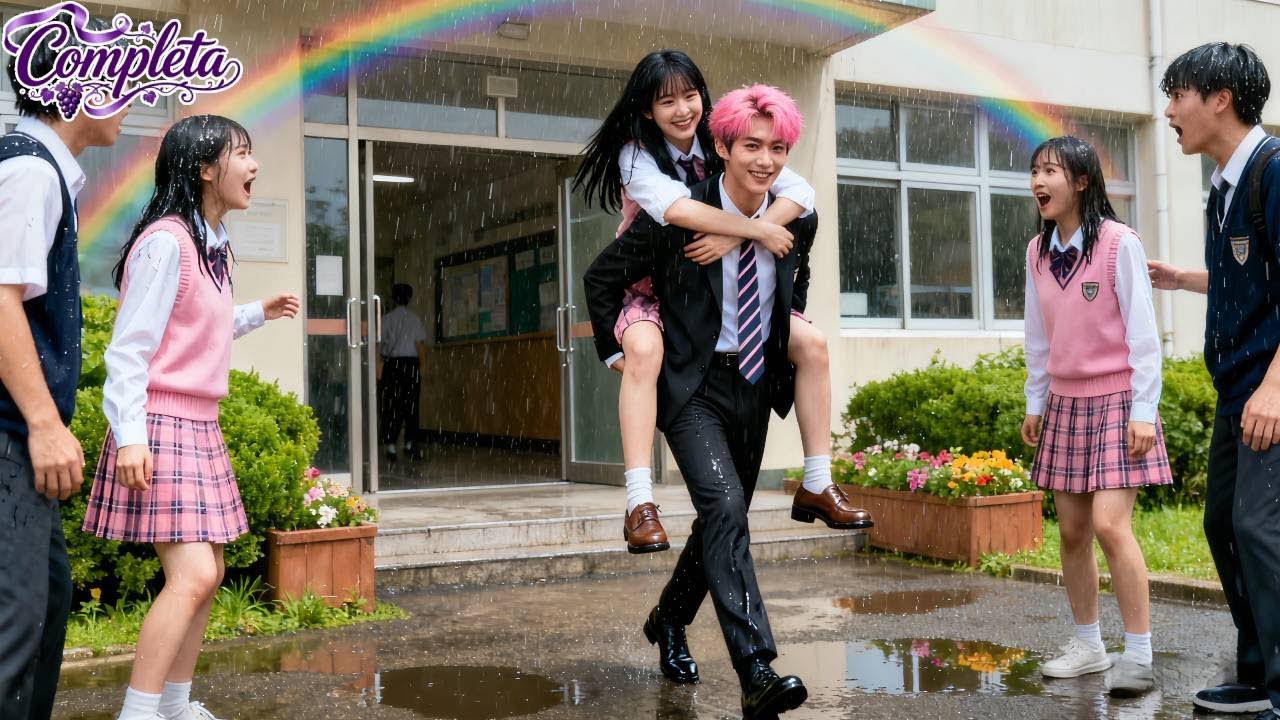 Ninguém ousava mandar no garoto mais temido… até que ela fez isso, e ele a levantou nos braços!