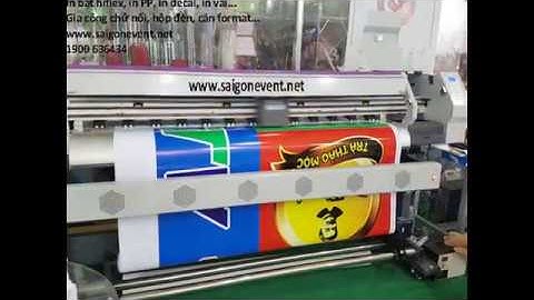 Công ty in bạt quảng cáo khổ lớn giá rẻ nhất quận 12 TPHCM