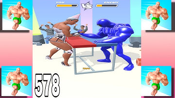 Muscle Rush : GameplayWalkthrough Android.ios All Levels (part 578  )