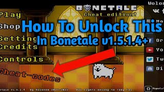 How To Fix Cheat Code (Not Clickbait) || Bonetale screenshot 3