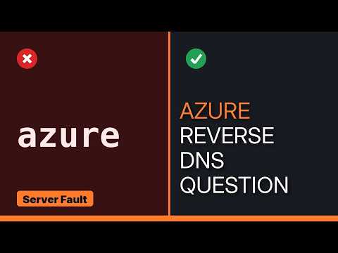 DevOps & SysAdmins: Reverse DNS while using Azure Resource Manager (2 Solutions!!)