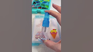 Aquabeads. #aquabeads #diy #diycrafts #artsandcrafts #beads #activitiesforkidsathome #toys