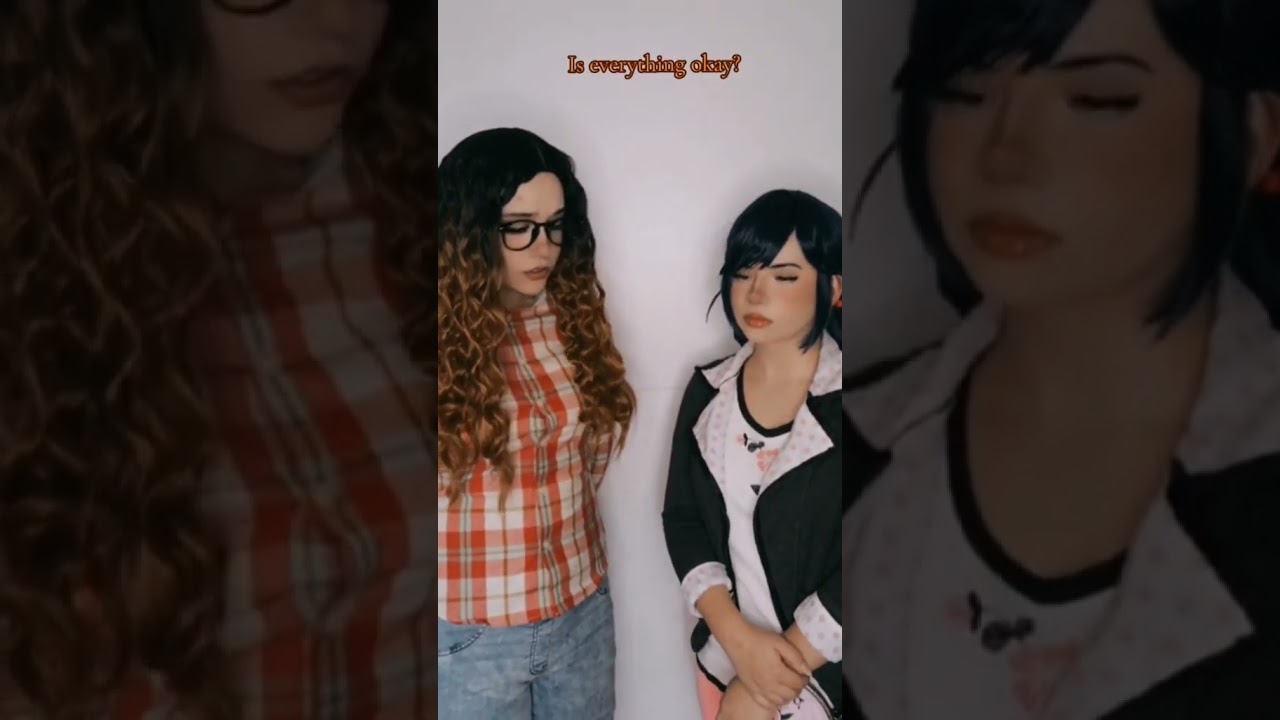 You look sad, is everything ok | Alya Césaire & Marinette Dupain-Cheng #cosplay | Miraculous Ladybug