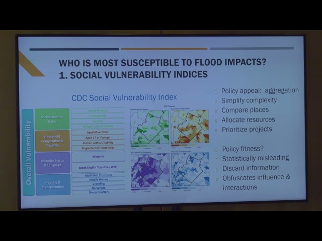 Eric Tate: Disaggregating Vulnerability to Floods class=