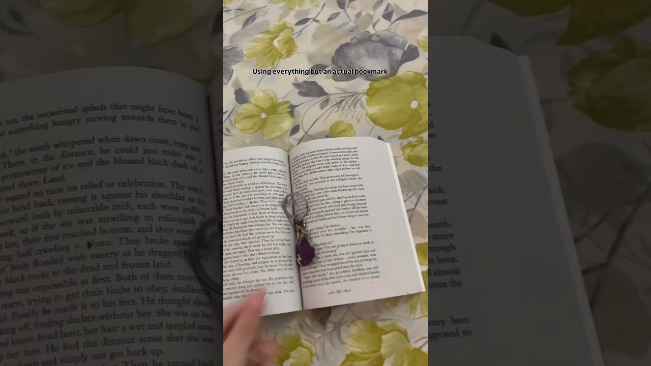 Using everything but a real bookmark 🔖 