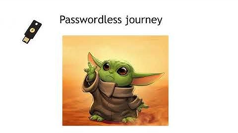Passwordless Journey