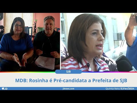 MDB: Rosinha é Pré-candidata a Prefeita de SJB