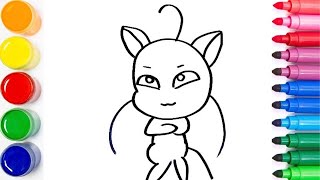 How To Draw Plagg Kwami Lady Bug Easy Drawing Kwami Plagg