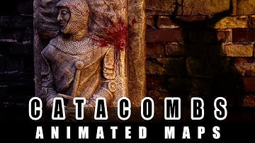 The Catacombs | Compatible with Descent Into Avernus | Beneos Animated TTRPG Battlemaps