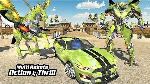 Army Horse Robot Hero Game - Car Transformation Games - Android Gameplay