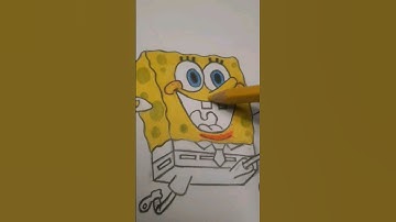 Spongebob Drawing Part 2 #shorts #cartoondrawing #spongebobsquarepants #spongebob #nickelodeon