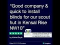 Trust Pilot Reviews | Surrey, Kent, royston, Leighton Buzzard, Hitchin Stevenage, Custom Blinds, NEC