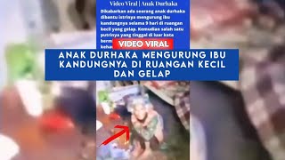 VIRAL !! ANAK DURHAKA MENGURUNG IBU KANDUNG NYA DI RUANGAN KECIL DAN GELAP