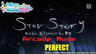 Hatsune Miku Project Diva Mega Mix Arcade Mode - Star Story Normal - Perfect 60 Fps