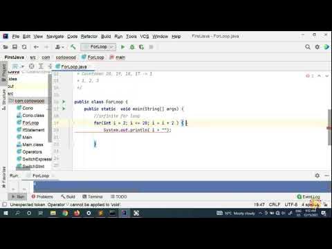 33. Learn For Loop Steps And Reverse Counting (Count Down) | Learn Java ...