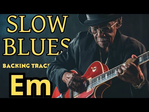 Slow Blues Backing Track in Em