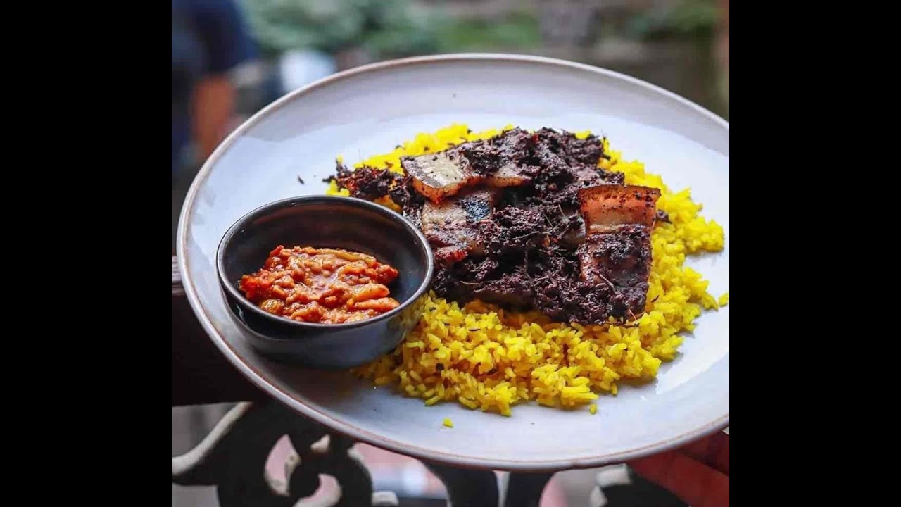 Pork Yangben (edible lichen) / Traditional Dish of Limbu Community ...