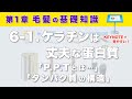 第1章  毛髪の基礎知識  6-1.ケラチンは丈夫な蛋白質「P.P.Tとは…」「タンパク質の構造」