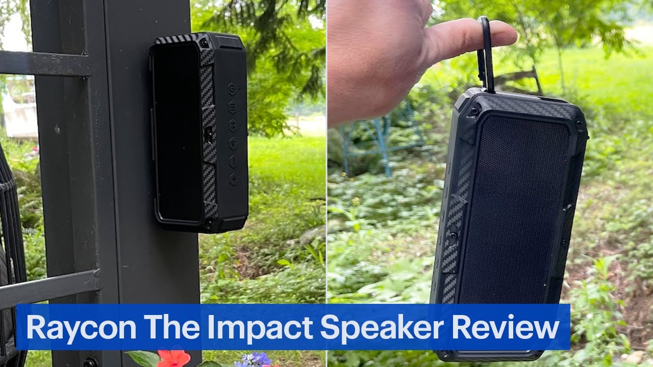 Raycon The Impact Bluetooth Outdoor Speaker Review YouTube