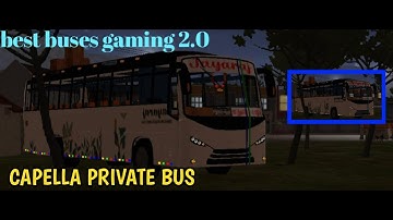 NEW CAPPELA PRIVATE BUS MOD FOR BUSSID | JAYARAJ SKIN PACK | SUBSCRIBE NOW | BEST BUSES GAMING 2.0