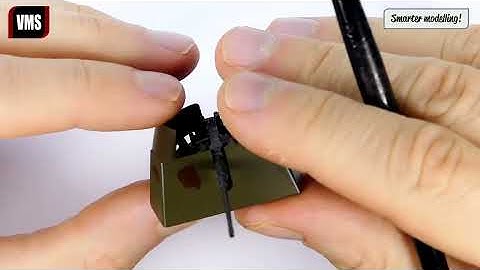 Weather a model with pigment filters VMS enamel binders Tutorial pat 3