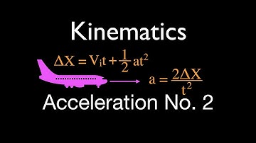 Physics, Kinematics (3 of 7) 1 D Horizontal Motion, Solve for Acceleration, No. 2
