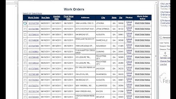 Importing Work Orders