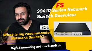 S3410 Series Network switch Overview | Dual Redundant Power Supplies Network Switch | FS switch