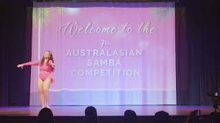 Australasian Samba Competition 2023 - Adriana Neculai Pro solo choreo