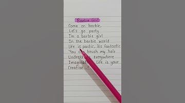 Thumbnail of Barbie Girl song lyrics #barbie #aqua #lyrics # viral #trending #tredingsong #viralshort