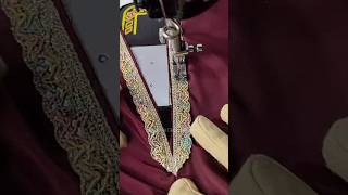 ✨Chaak Mei Lace Lagane Ka Sabse Asan Tarika For Sewing Lover#viralvideo#naghma_designer_dress#sewing