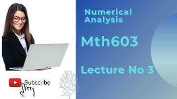 Mth603 Lecture No 3 || Polynomial & Analytical Method & Bisection Method